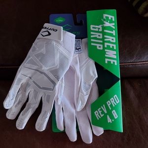 CUTTERS Rev Pro 4.0 Receiver Gloves Extreme Grip White Adult X-Large New